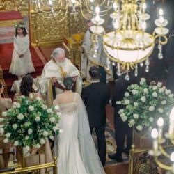 Full Of White Flowers And Minimal Chic Details