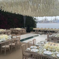 Haris Potsou Romantic White Flower Wedding Decoration